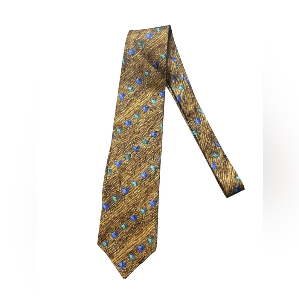 ZIANETTI Italian silk collection mens 100% silk tie